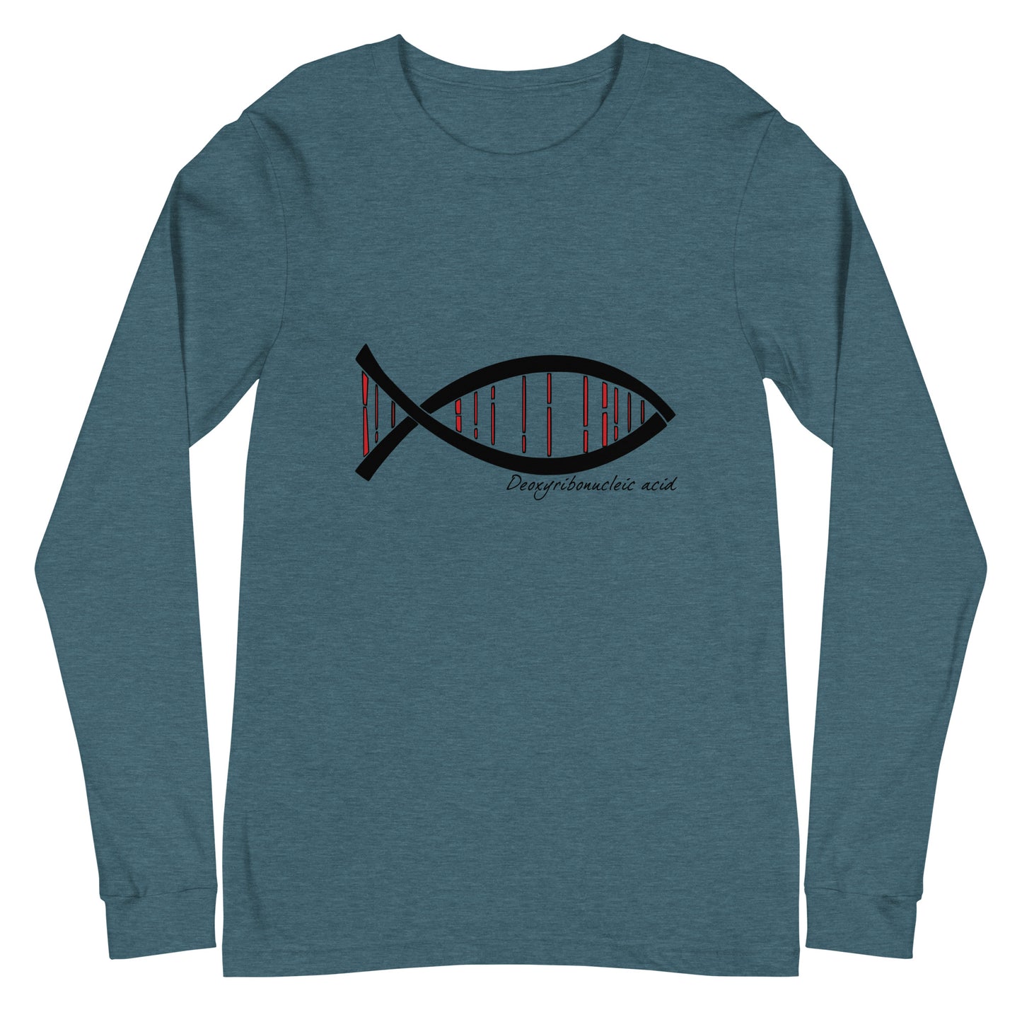 Science DNA Fish Unisex Long Sleeve Tee