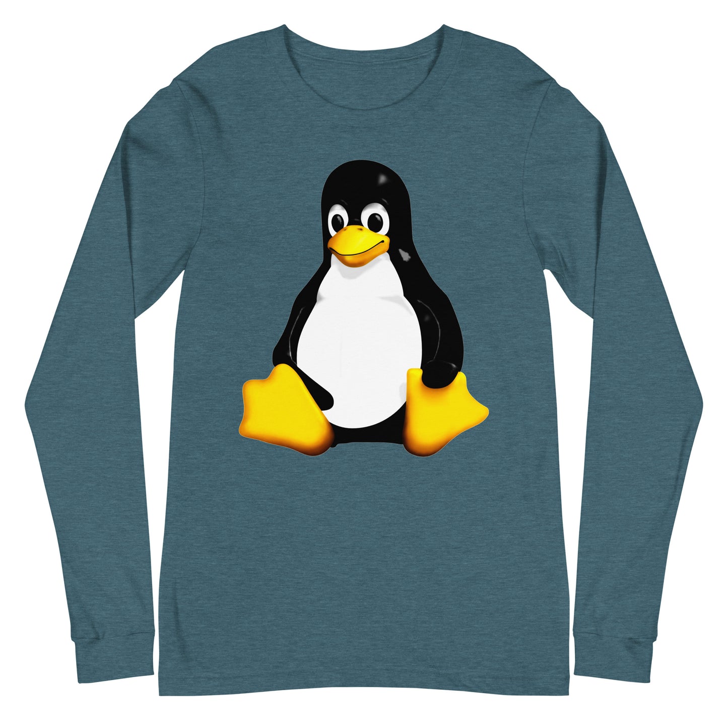 Tux the Linux Mascot Unisex Long Sleeve Tee