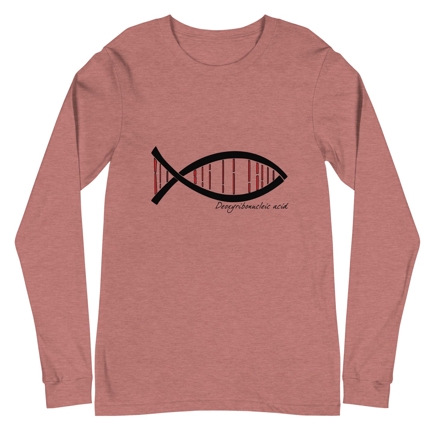 Science DNA Fish Unisex Long Sleeve Tee