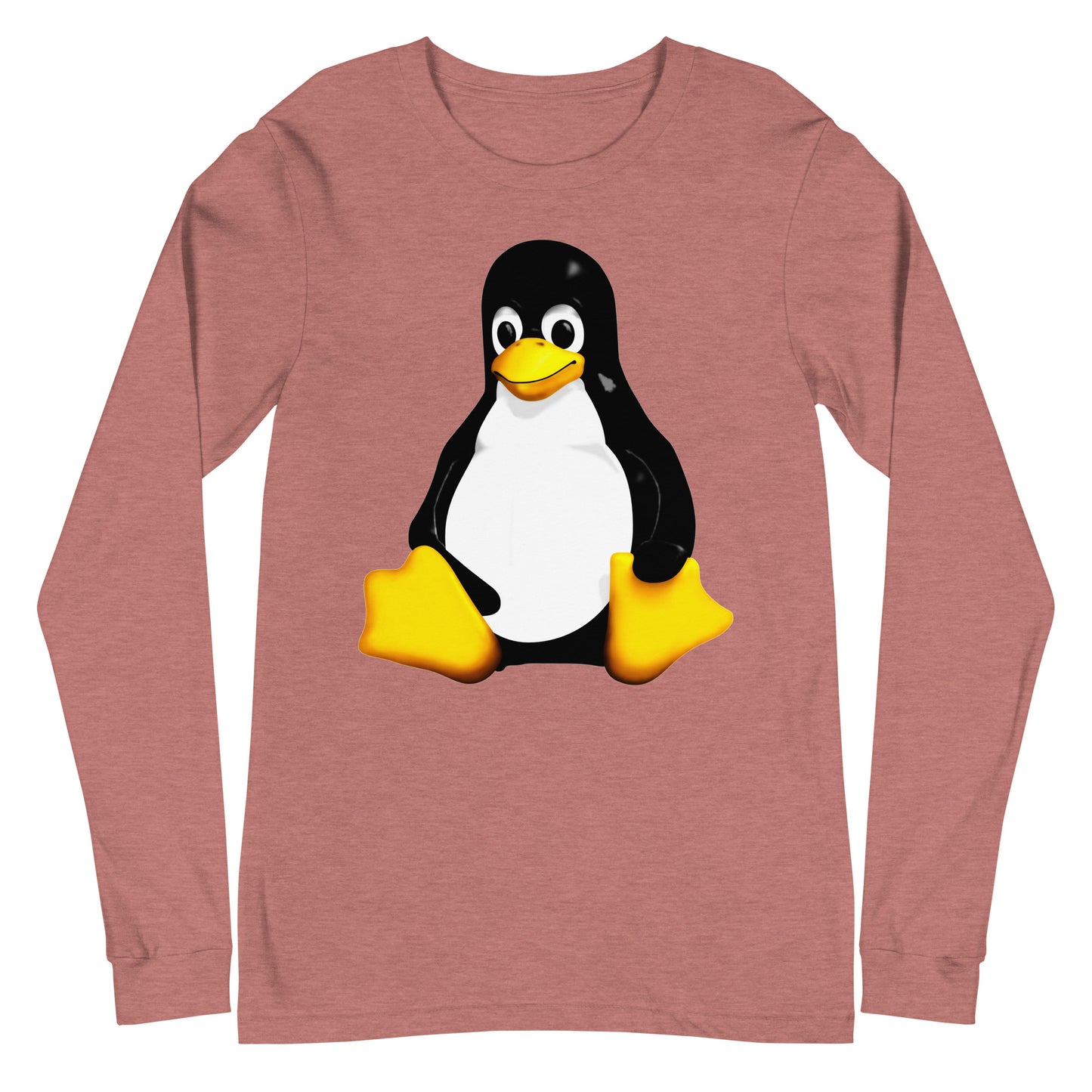 Tux the Linux Mascot Unisex Long Sleeve Tee