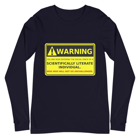 Woo Woo-Free Zone Unisex Long Sleeve Tee