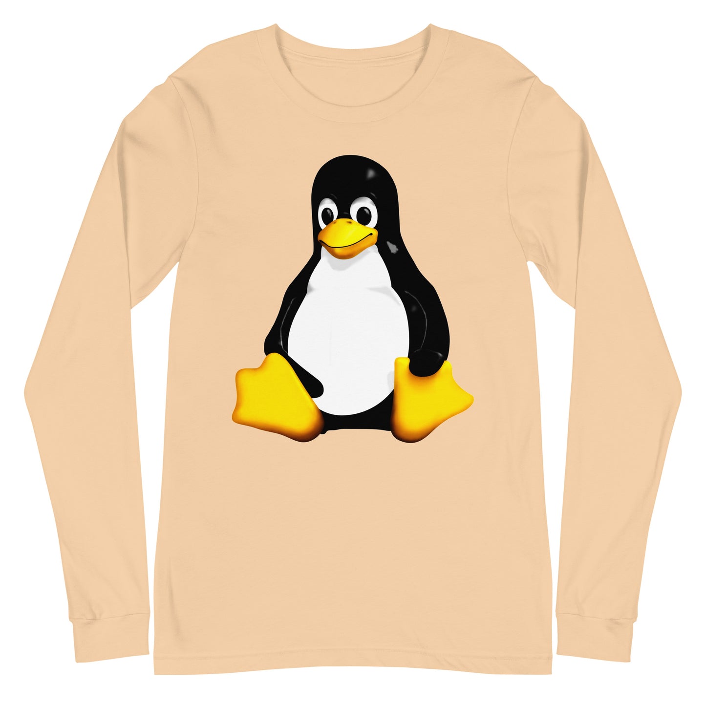 Tux the Linux Mascot Unisex Long Sleeve Tee