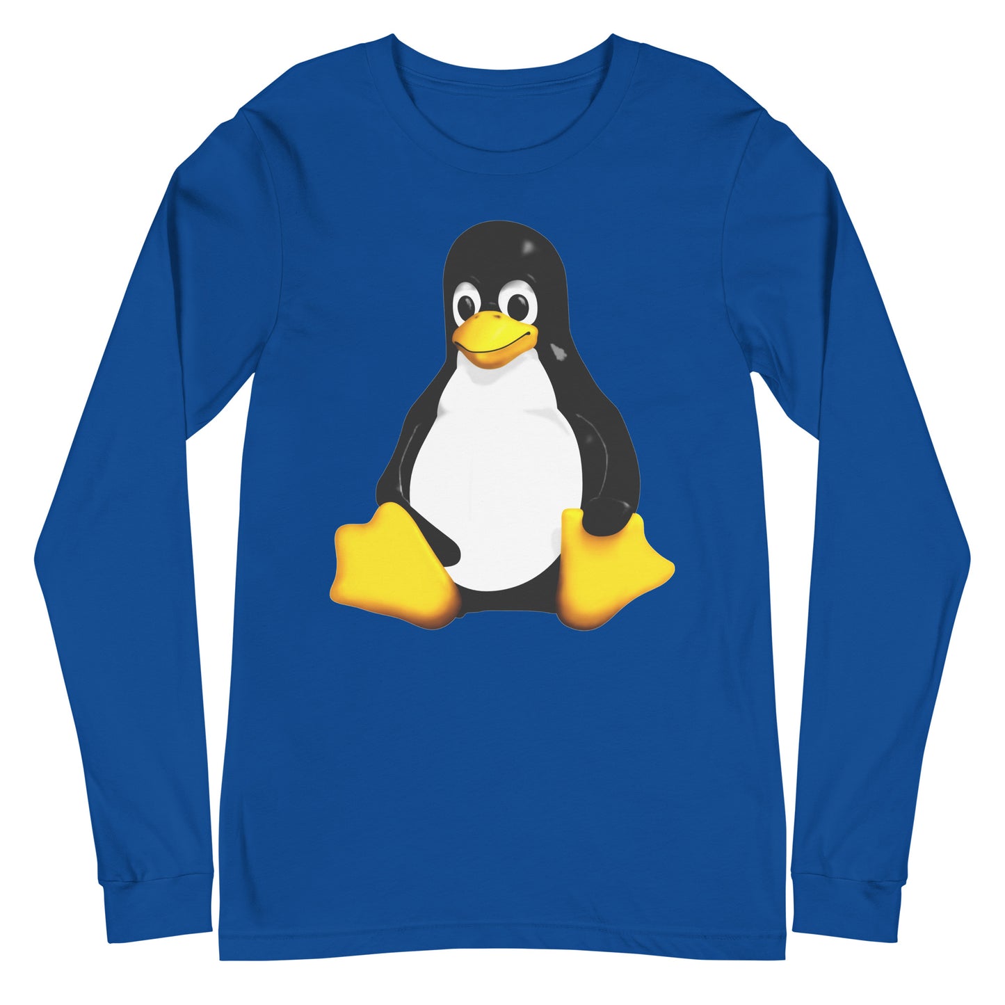 Tux the Linux Mascot Unisex Long Sleeve Tee