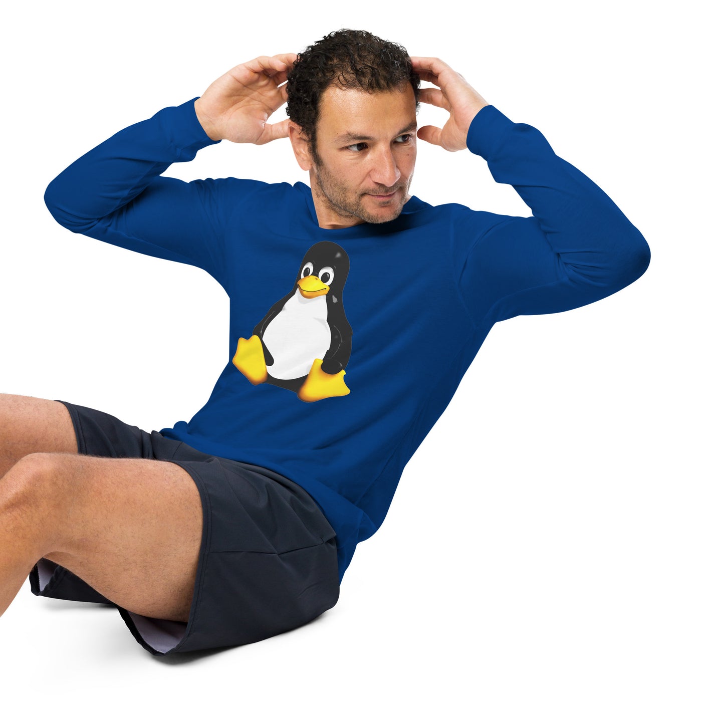 Tux the Linux Mascot Unisex Long Sleeve Tee