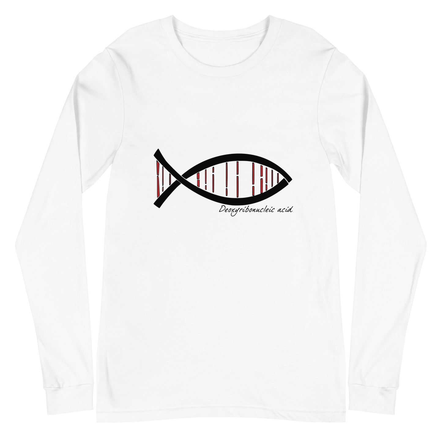 Science DNA Fish Unisex Long Sleeve Tee