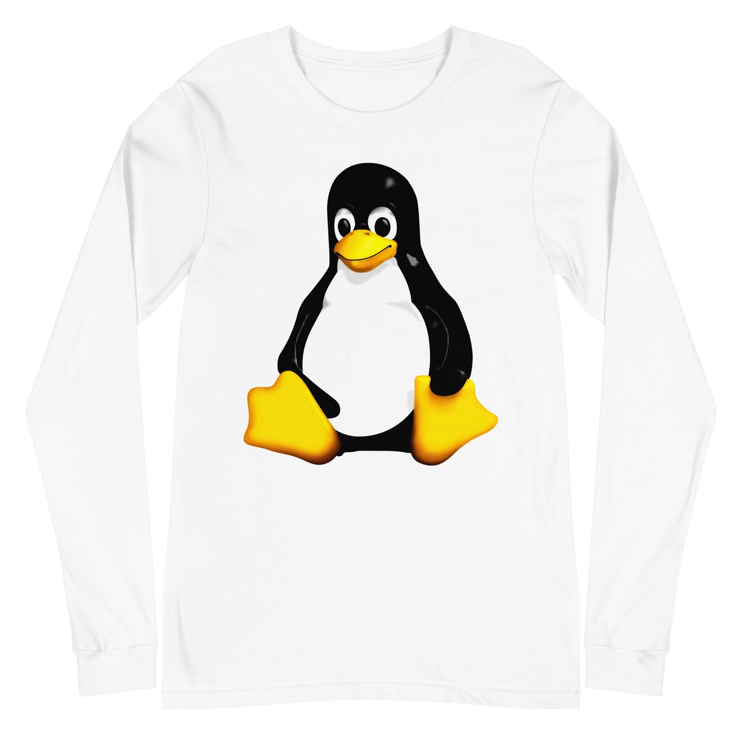 Tux the Linux Mascot Unisex Long Sleeve Tee