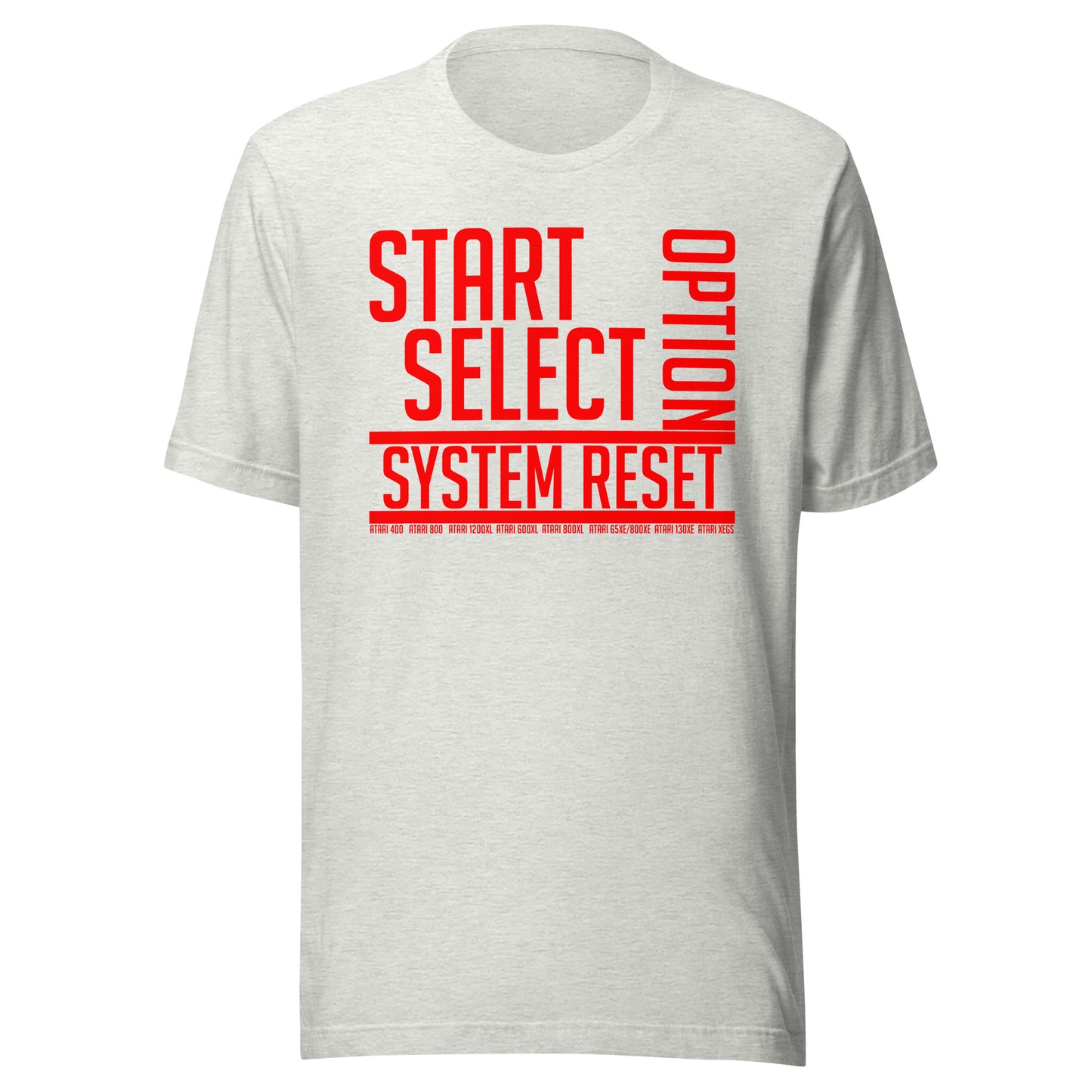 Atari 8-bit function keys (red) Unisex t-shirt