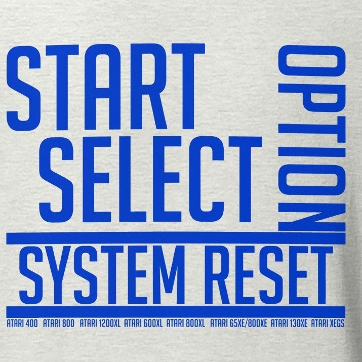 Atari 8-bit fmFunction Keys (blue) Unisex T-shirt