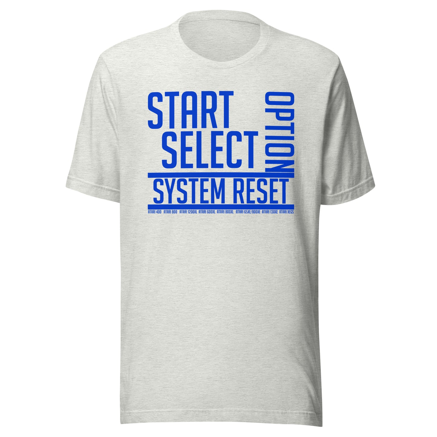 Atari 8-bit function keys (blue) Unisex t-shirt