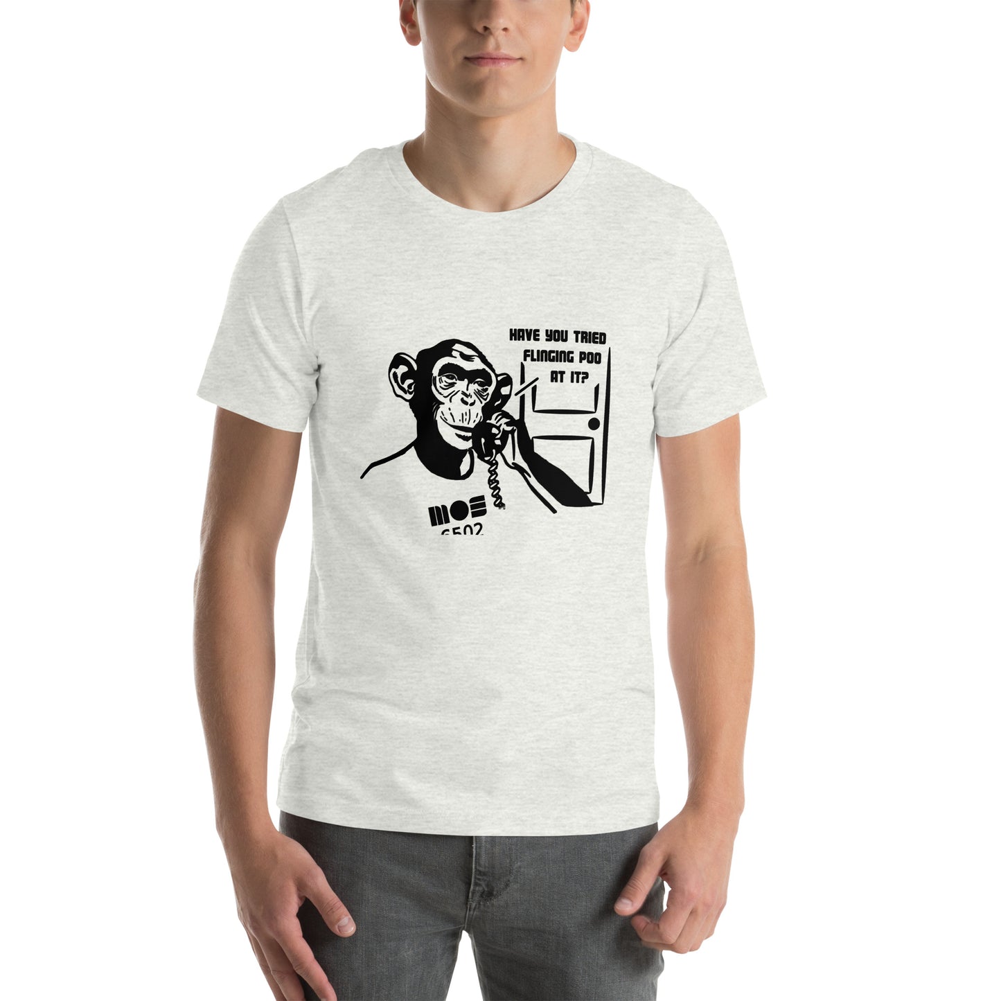 IT Chimp with MOS 6502 Unisex t-shirt