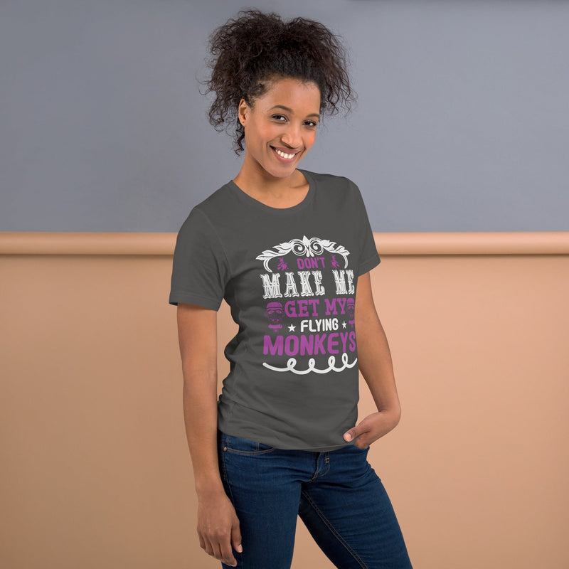 Flying Monkeys Unisex T-shirt with Halloween Witch Theme