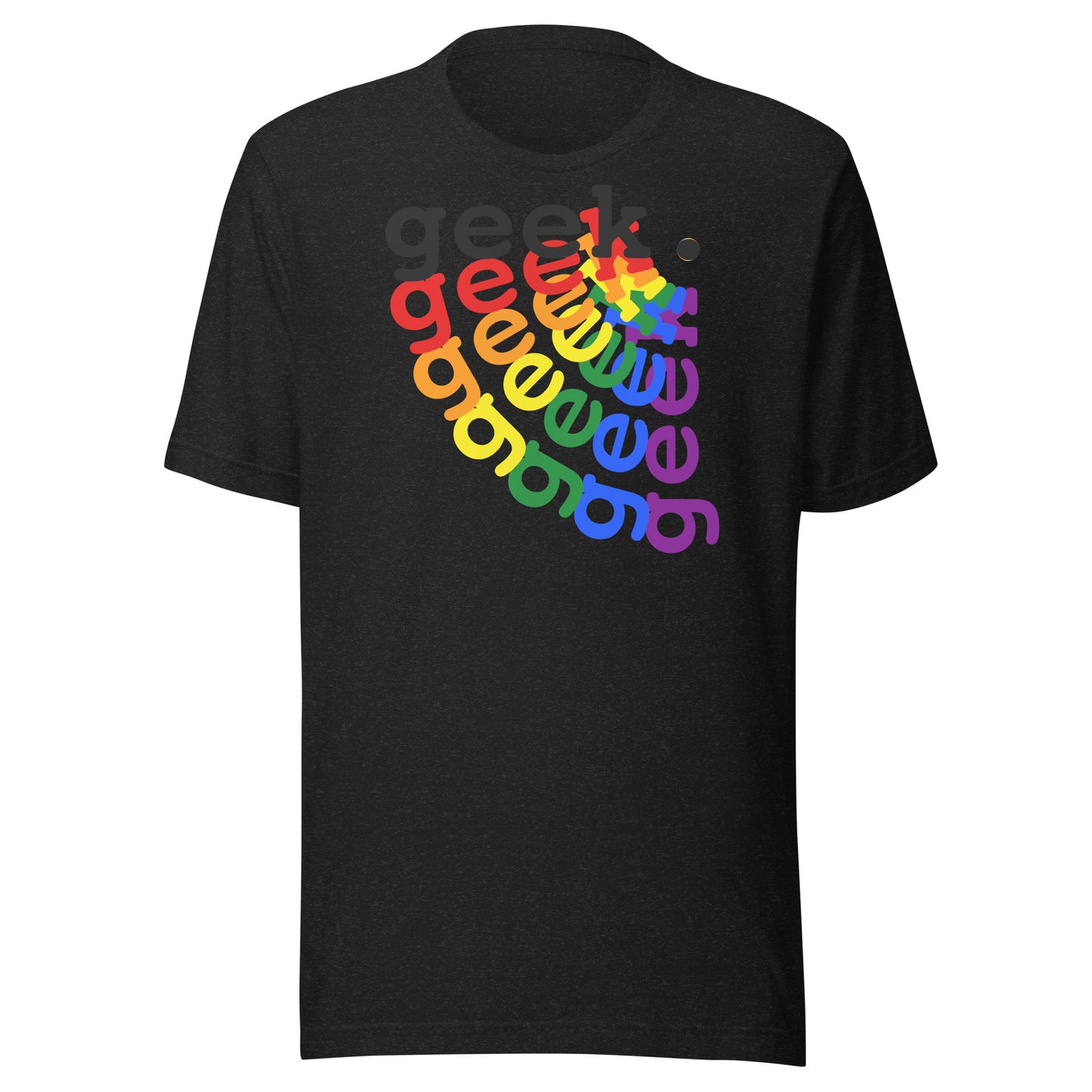 Rainbow Geek Unisex t-shirt