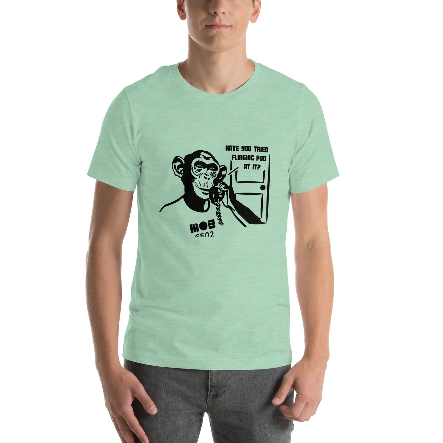 IT Chimp with MOS 6502 Unisex t-shirt