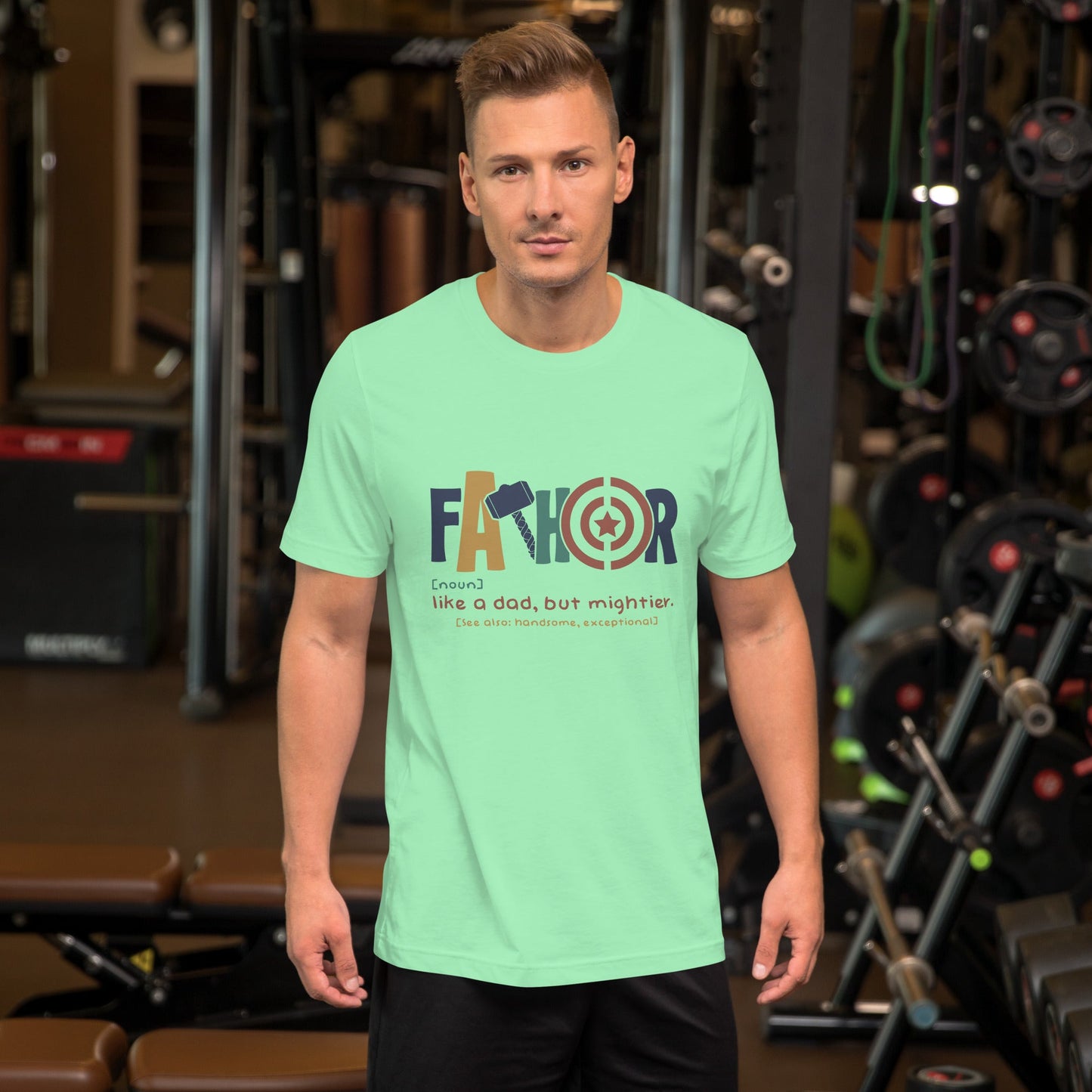 Fathor light unisex t-shirt for Father's Day, soft and lightweight with stretch.