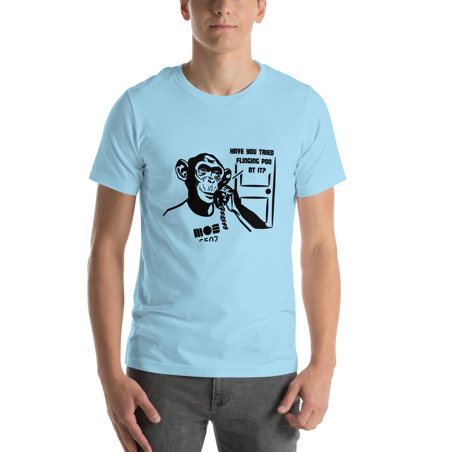 IT Chimp with MOS 6502 Unisex t-shirt