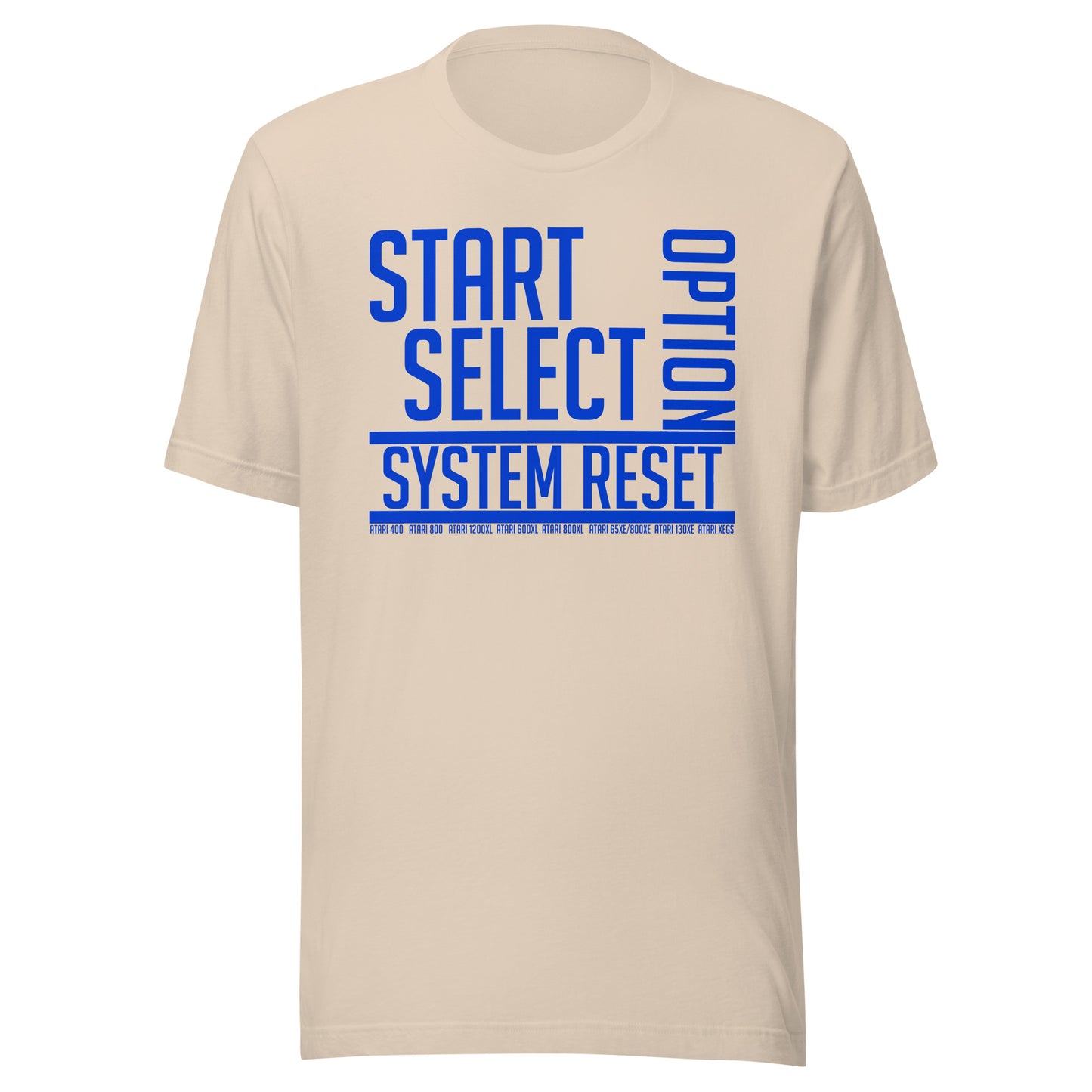 Atari 8-bit function keys (blue) Unisex t-shirt