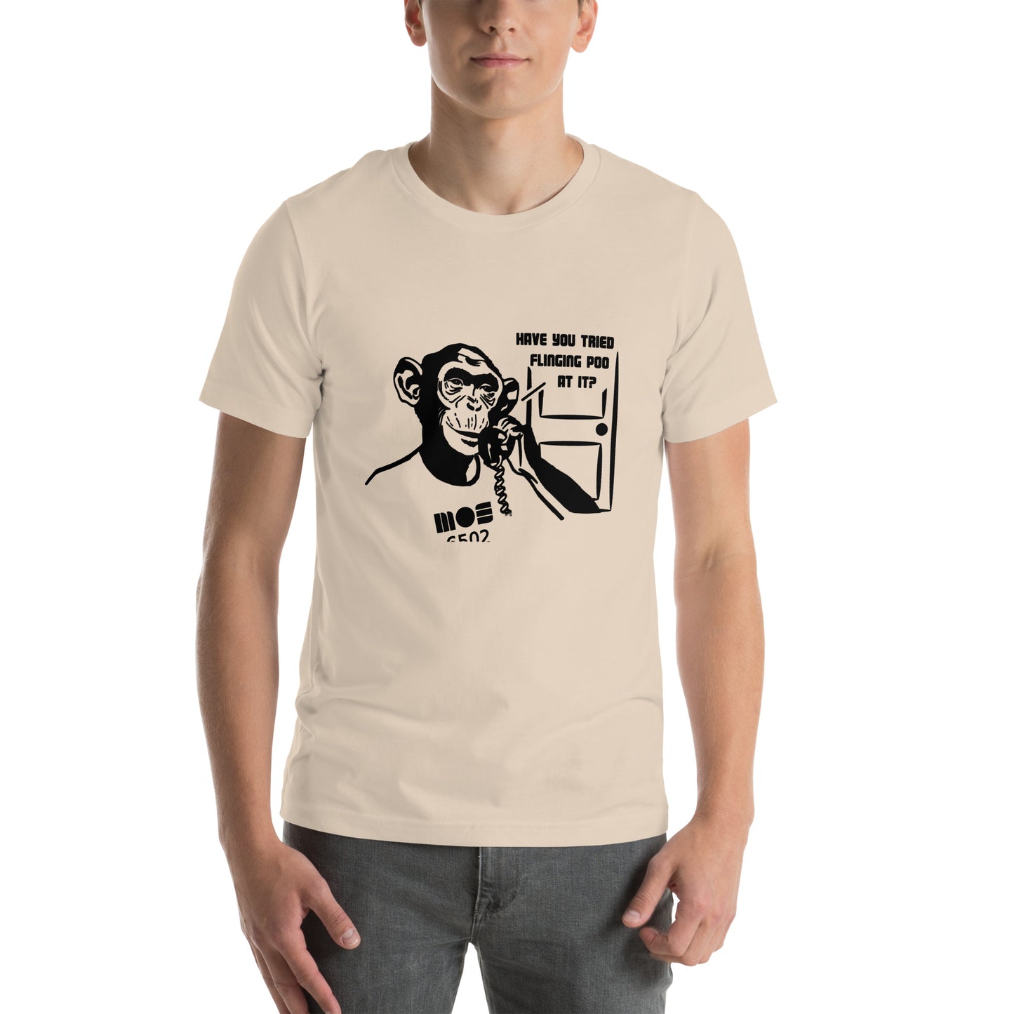 IT Chimp with MOS 6502 Unisex t-shirt