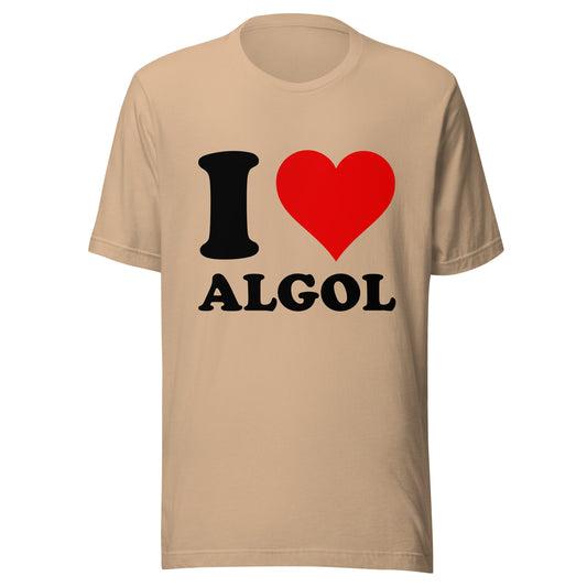 I Heart ALGOL Unisex t-shirt