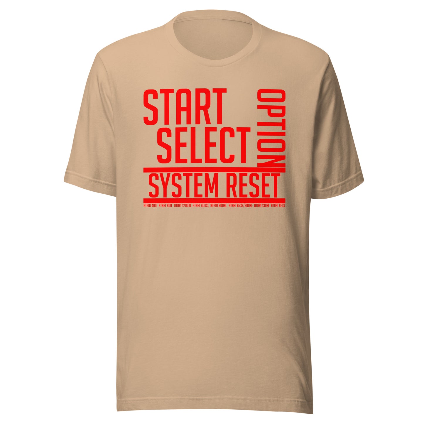 Atari 8-bit function keys (red) Unisex t-shirt