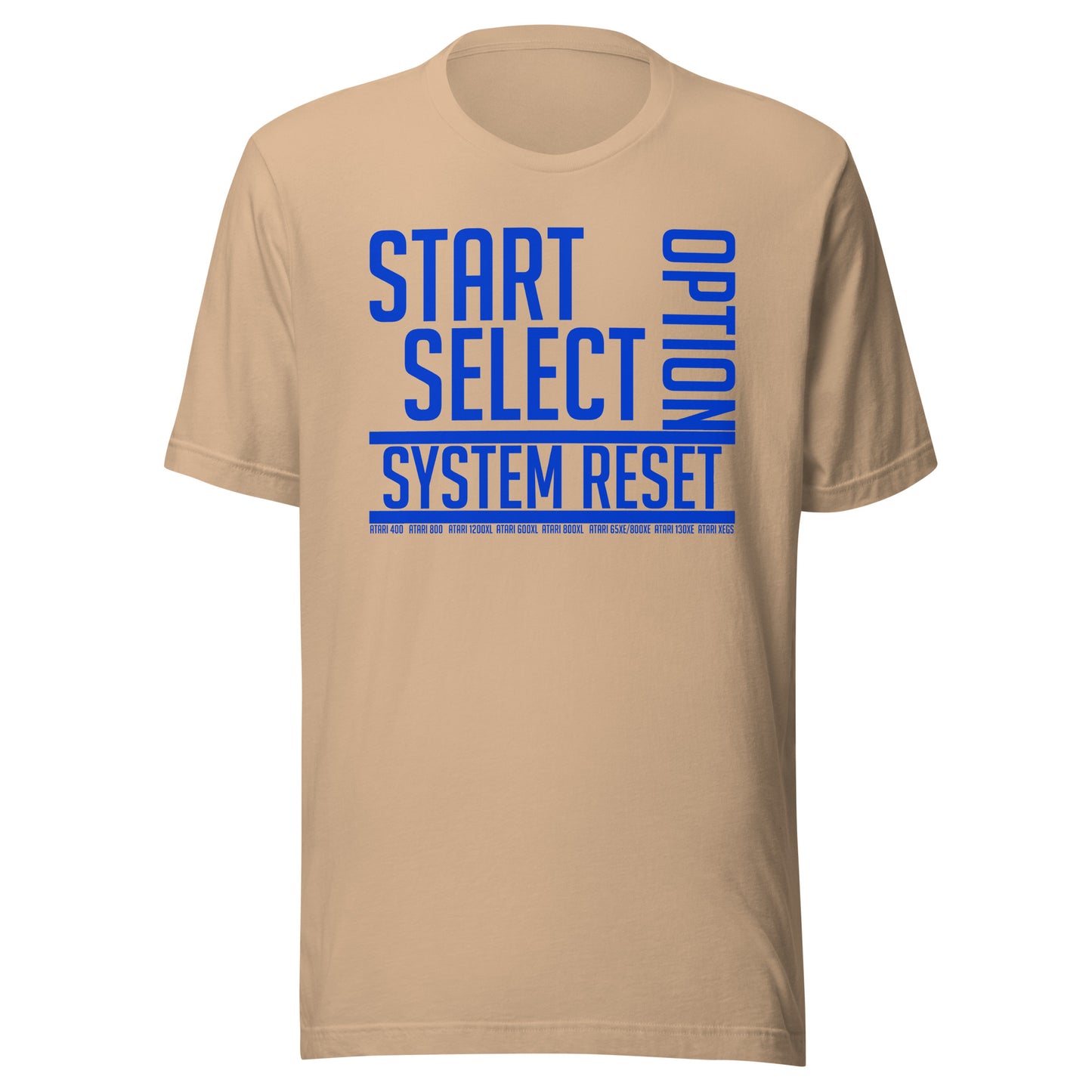 Atari 8-bit function keys (blue) Unisex t-shirt