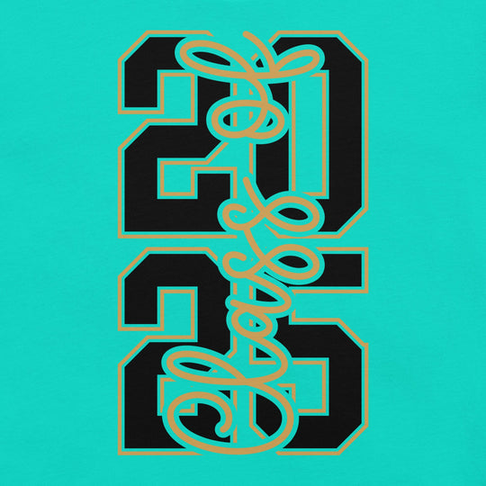 Class of 2025 vertical Unisex t-shirt