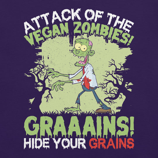 Attack of the vegan zombies Unisex t-shirt