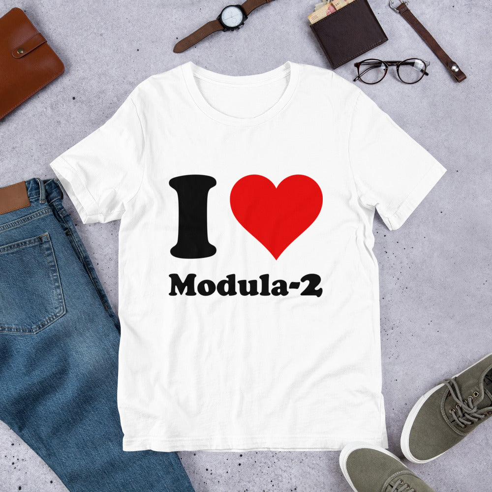 I Heart Modula-2 Unisex t-shirt