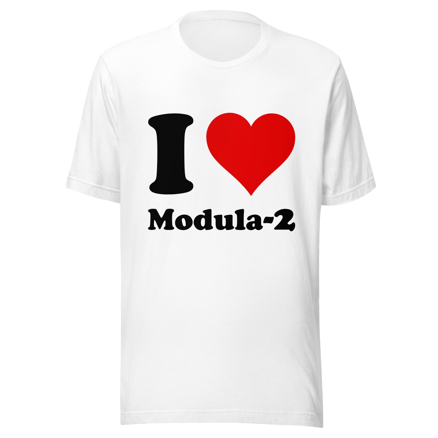 I Heart Modula-2 Unisex t-shirt