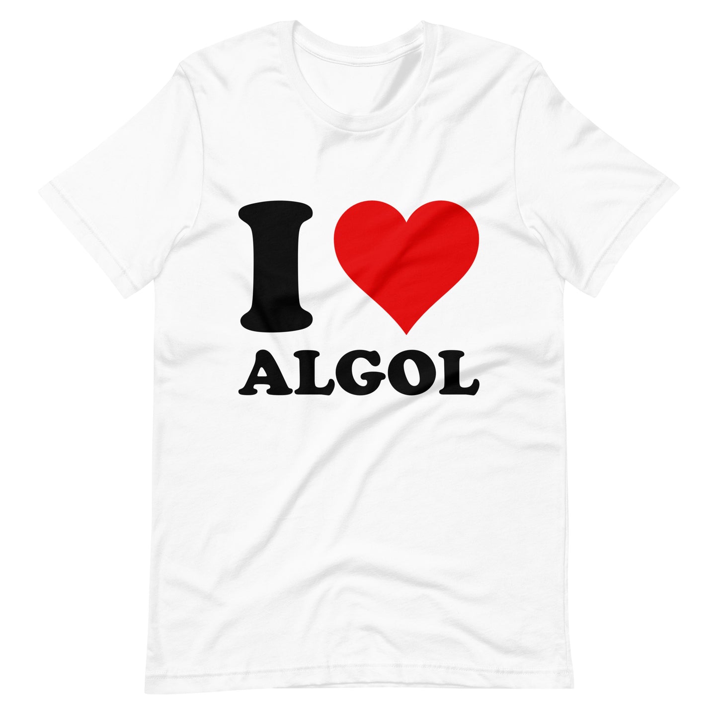 I Heart ALGOL Unisex t-shirt