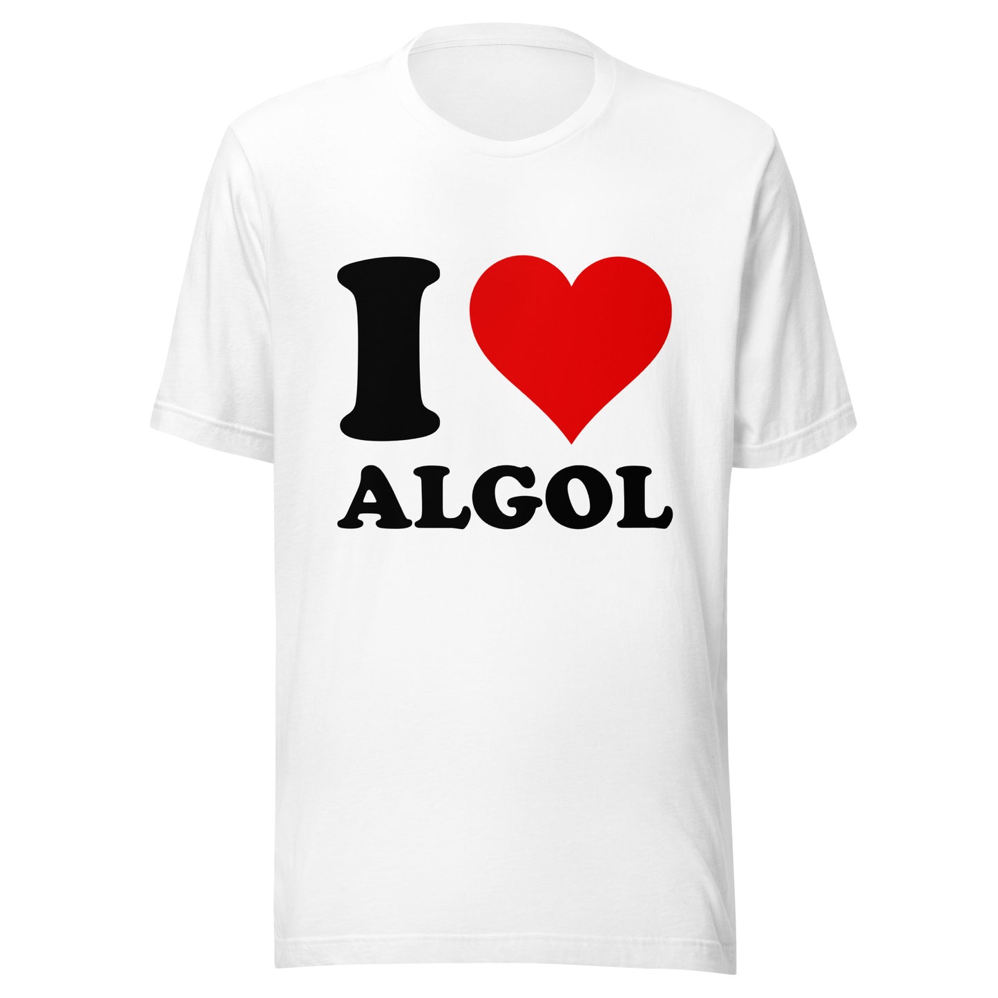 I Heart ALGOL Unisex t-shirt