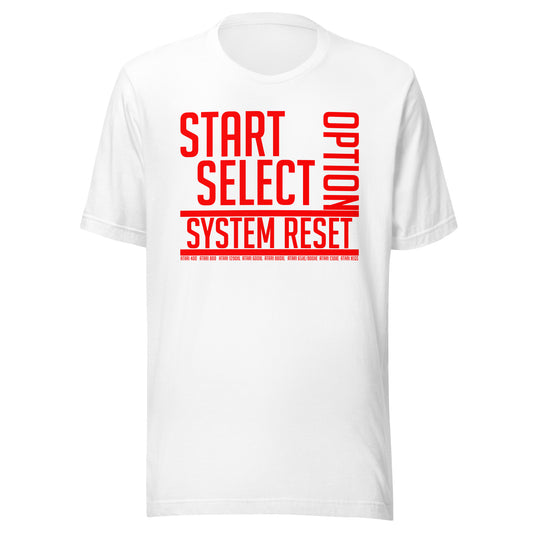 Atari 8-bit function keys (red) Unisex t-shirt