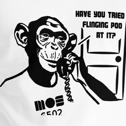 IT Chimp with MOS 6502 Unisex T-shirt