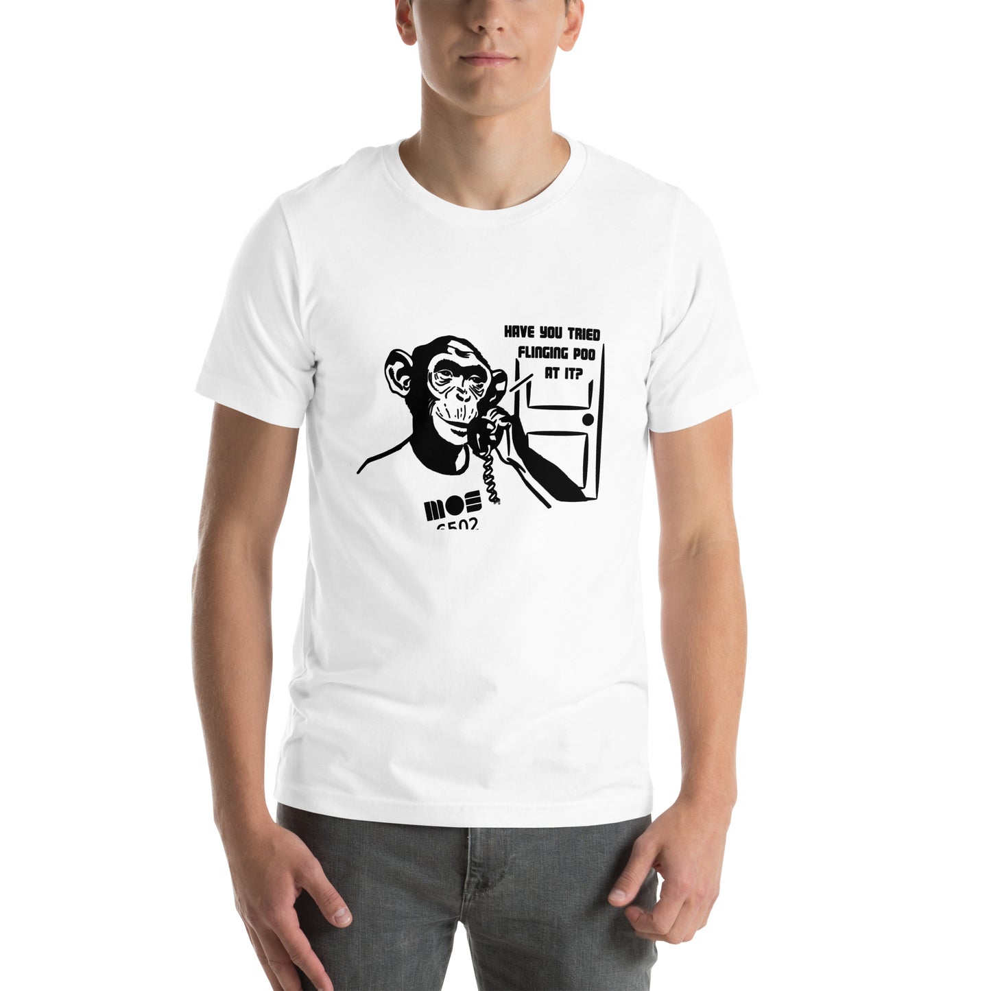 IT Chimp with MOS 6502 Unisex t-shirt