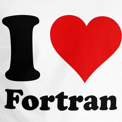 -shirt I ❤️ FORTRAN Unisex unique tech casual wears