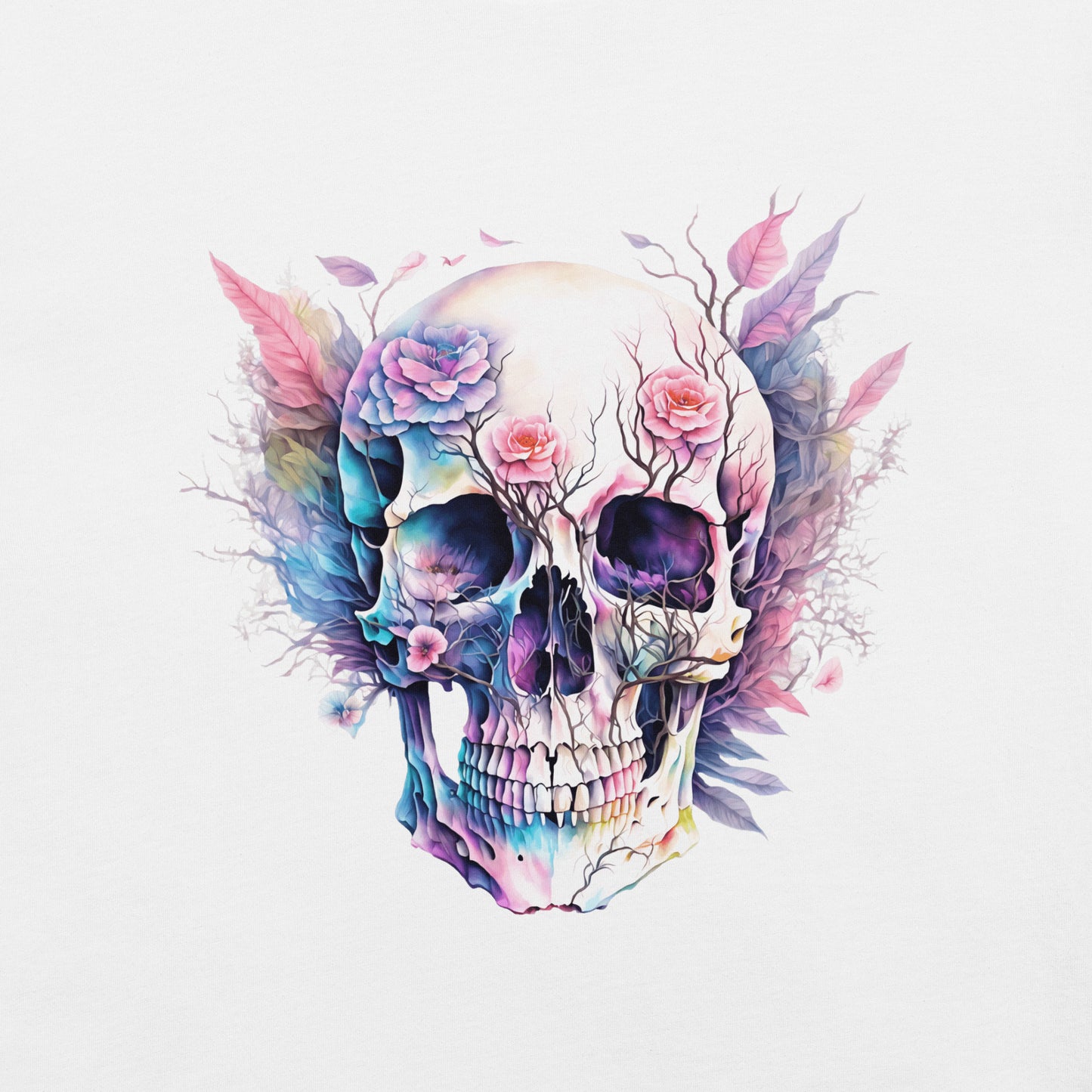 Floral Skull Unisex t-shirt