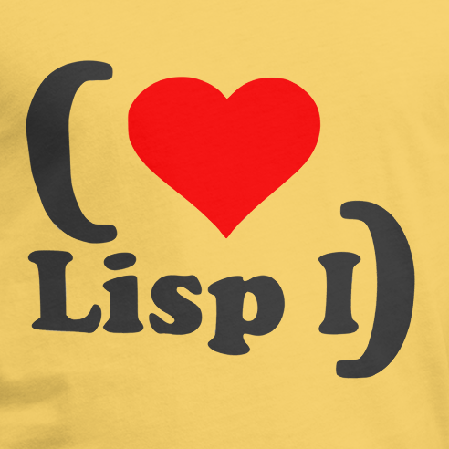 Love Lisp Unisex t-shirt