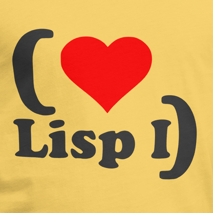 Love Lisp Unisex t-shirt