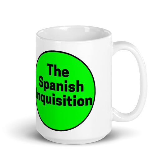 spanish inquisition venn diagram white glossy mug