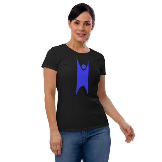 Happy Human Blue Women's short sleeve t-shirt