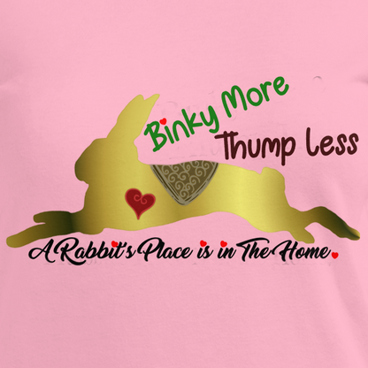 Binky More, Thump Less Women's short sleeve t-shirt