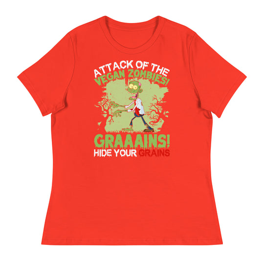 Attack of the vegan zombies Women's Relaxed T-Shirt